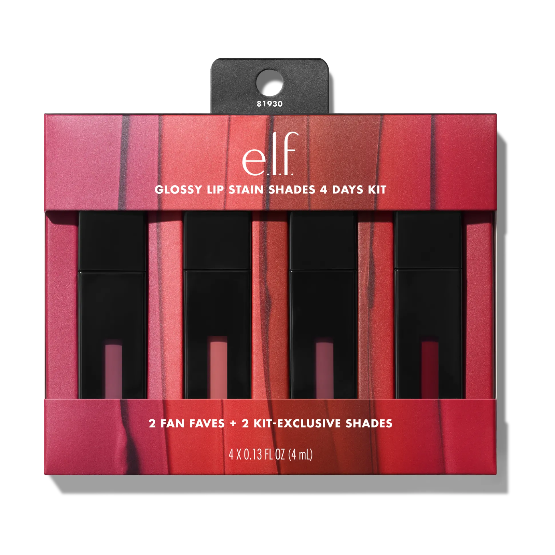 Glossy Lip Stain Shades 4 Days Kit