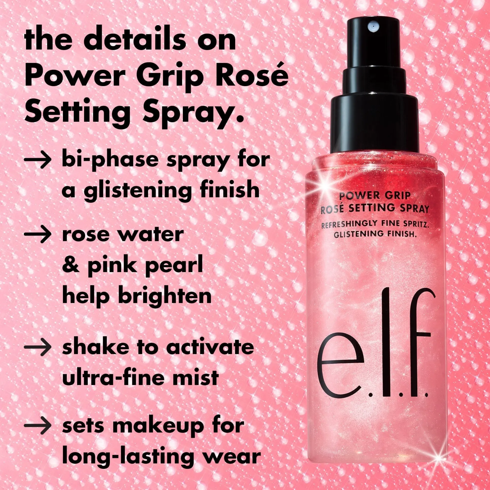 Power Grip Rosé Setting Spray