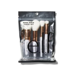 Rose Gold Travel Brush Kit