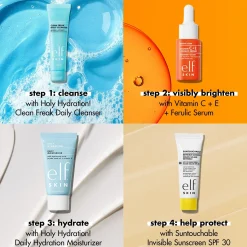 Wake the e.l.f. Up Skincare Kit